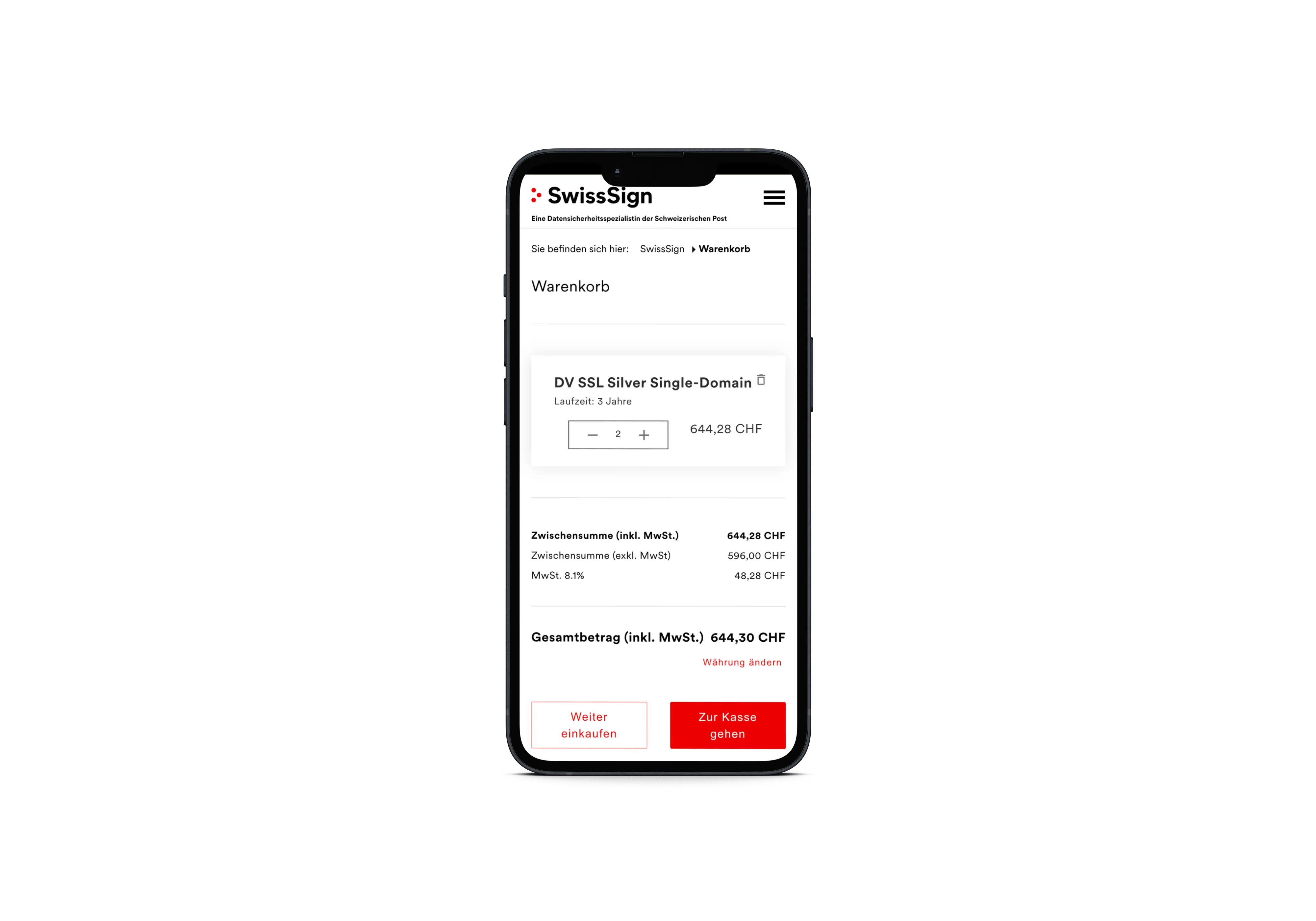 Tablet mit Website von Pro Senectute